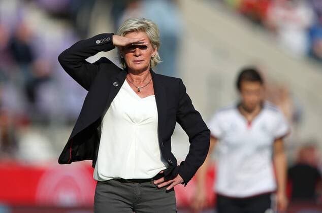 12.04.2016, Fussball Frauen-Länderspiel , EM-Qualifikation, Grupppenspiel, Deutschland - Kroatien, in der Osnatel-Arena Osnabrück. Bundestrainerin Silvia Neid (Deutschland) 