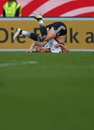 12.04.2016, Fussball Frauen-Länderspiel , EM-Qualifikation, Grupppenspiel, Deutschland - Kroatien, in der Osnatel-Arena Osnabrück. Sara Däbritz (Deutschland) 