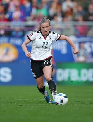 12.04.2016, Fussball Frauen-Länderspiel , EM-Qualifikation, Grupppenspiel, Deutschland - Kroatien, in der Osnatel-Arena Osnabrück. Tabea Kemme (Deutschland) 