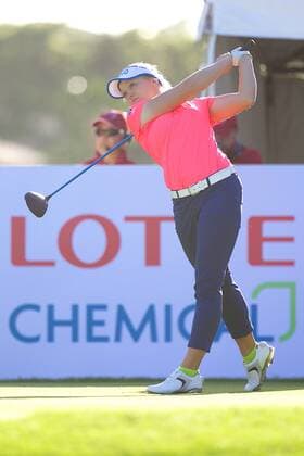 April 13, 2016 - Brooke Henderson hits her drive on the 10th hole during the first round of the Lotte Championship presented by Hershey at Ko Olina Golf Club in Kapolei, HI LPGA Golf Damen Golf 2016: Lotte Championship APR 13 - ZUMAc04_