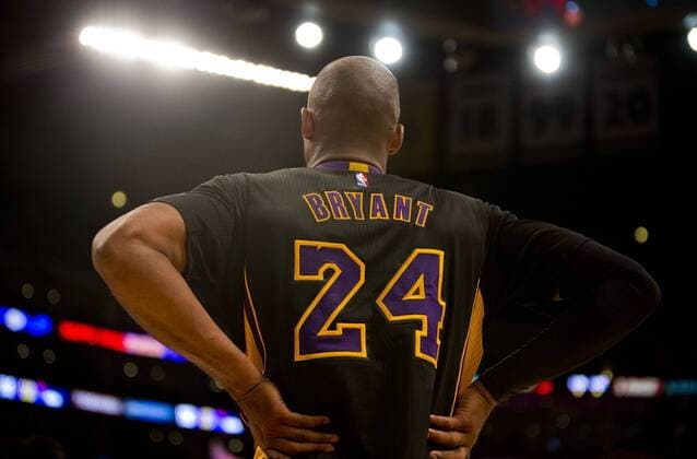 Kobe Bryant Kobe Bryant 24 of the Los Angeles Lakers during their NBA game against the Los Angeles Clippers at the Staples Center in Los Angeles, California on Friday, October 31, 2014. Lakers lose to Clippers 118-111. Kobe Bryant Final Laker Home Game - ZUMAp124