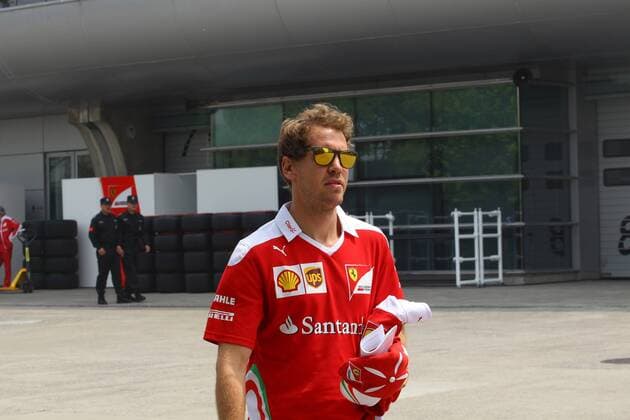 Chinese Grand Prix, Shanghai 14 - 17 April 2016 14.04.2016 - Sebastian Vettel (GER) Scuderia Ferrari SF16-H 