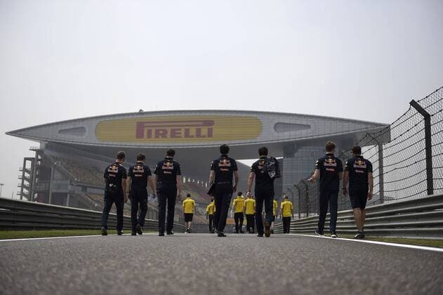 Chinese Grand Prix, Shanghai 14 - 17 April 2016 14.04.2016 - Daniil Kvyat (RUS) Red Bull Racing RB12 