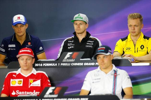 Formel 1, GP von China, Pressekonferenz Motorsports: FIA Formula One World Championship WM Weltmeisterschaft 2016, Grand Prix of China, xHOCHxZWEIx