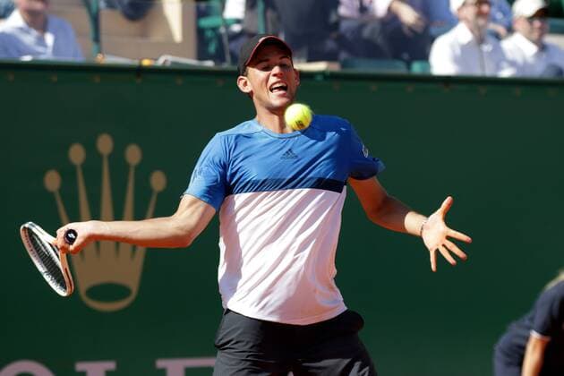 14.04.2016: Rolex Monte Carlo Masters: Dominic Thiem lost to Rafael Nadal in in straights sets at the Monte Carlo Masters third-round match. Rolex Monte Carlo Masters 