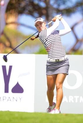 April 13, 2016 - Minjee Lee hits her drive during the first round of the Lotte Championship presented by Hershey at Ko Olina Golf Club in Kapolei, HI LPGA Golf Damen Golf 2016: Lotte Championship APR 13 - ZUMAc04_