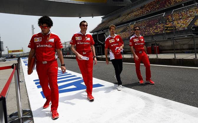 Sebastian Vettel, Scuderia Ferrari, formula 1 GP, China in Shanghai, 15.04.2016 Photo:mspb Jerry Andre Sebastian Vettel, formula 1 GP, China