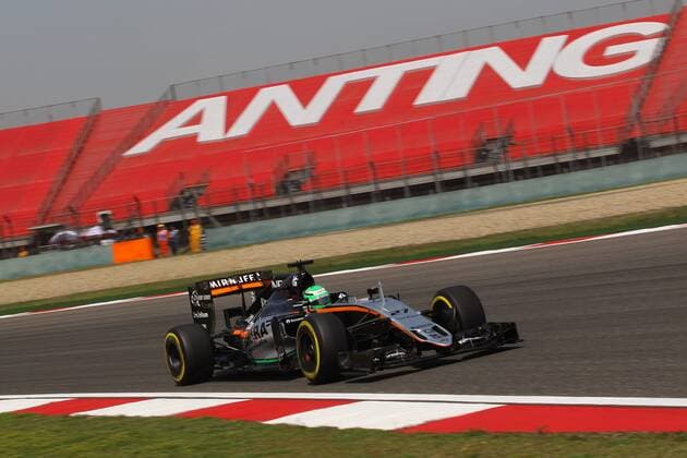 Chinese Grand Prix, Shanghai 14 - 17 April 2016 15.04.2016 - Free Practice 1, Nico Hulkenberg (GER) Sahara Force India F1 VJM09 