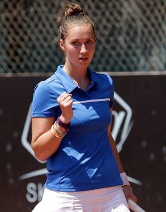 TENNIS - ITF, Fed Cup CAIRO,EGYPT,15.APR.16 - TENNIS - ITF, Fed Cup, Europe Africa Zone II, Group 1. Image shows Mia Nicole Eklund (FIN). GEPAxpictures xWalterxLuger