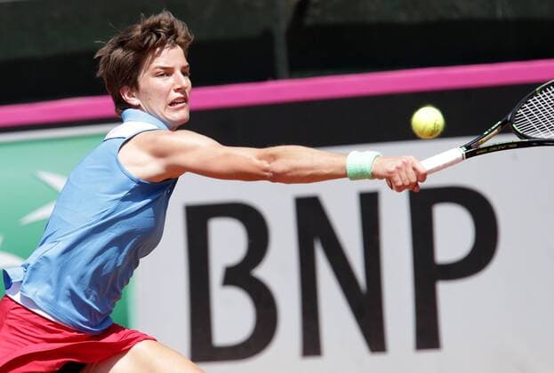 TENNIS - ITF, Fed Cup CAIRO,EGYPT,15.APR.16 - TENNIS - ITF, Fed Cup, Europe Africa Zone II, Group 1. Image shows Kathinka von Deichmann (LIE). GEPAxpictures xWalterxLuger
