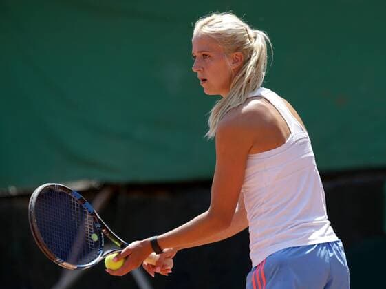 TENNIS - ITF, Fed Cup CAIRO,EGYPT,15.APR.16 - TENNIS - ITF, Fed Cup, Europe Africa Zone II, Group 1. Image shows Ema Burgic Bucko (BIH). GEPAxpictures xWalterxLuger