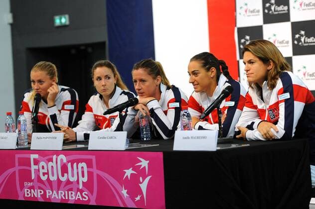 Fed Cup Fedcup - France vs Netherlands - Semi - 15 04 16 VirginieBouyer TennisMagazine Panoramic 