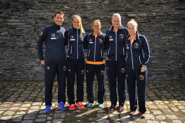 Fed Cup Fedcup - France vs Netherlands - Semi - 15 04 16 VirginieBouyer TennisMagazine Panoramic 