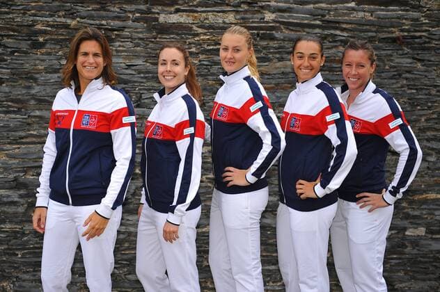 Fed Cup Fedcup - France vs Netherlands - Semi - 15 04 16 VirginieBouyer TennisMagazine Panoramic 