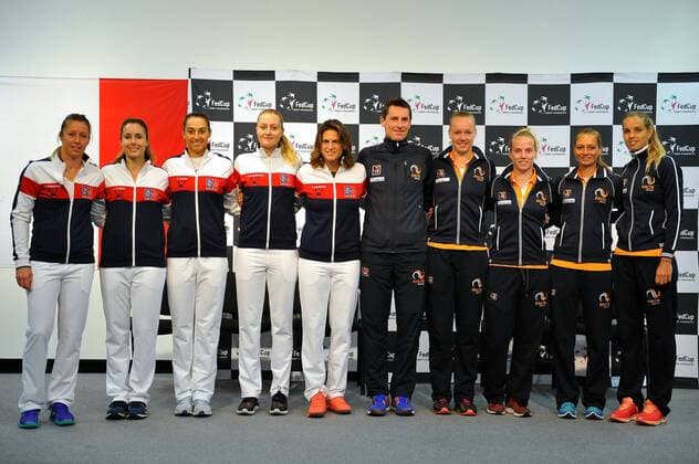 Fed Cup Fedcup - France vs Netherlands - Semi - 15 04 16 VirginieBouyer TennisMagazine Panoramic 