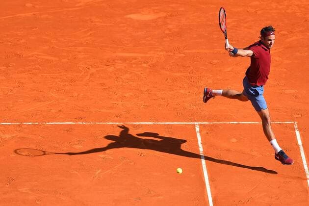 Roger Federer (Sui) TENNIS : Tournoi de Monte Carlo 2016 - 15 04 2016 TennisMagazine Panoramic 