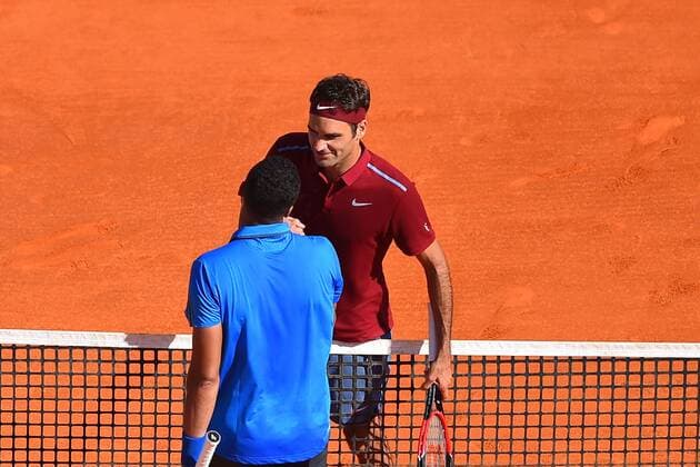 Jo Wilfried Tsonga (Fra) TENNIS : Tournoi de Monte Carlo 2016 - 15 04 2016 TennisMagazine Panoramic 