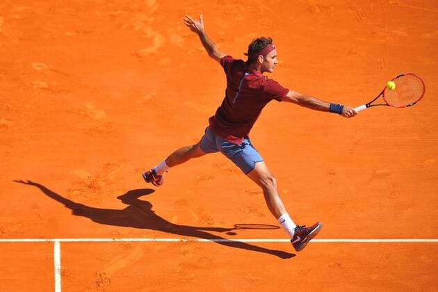 Roger Federer (Sui) TENNIS : Tournoi de Monte Carlo 2016 - 15 04 2016 TennisMagazine Panoramic 
