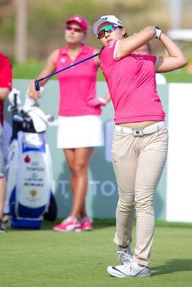 April 15, 2016 - In Gee Chun watches her drive on the 18th hole during the third round of the Lotte Championship presented by Hershey at Ko Olina Golf Club in Kapolei, HI LPGA Golf Damen Golf 2016: Lotte Championship APR 15 - ZUMAc04_