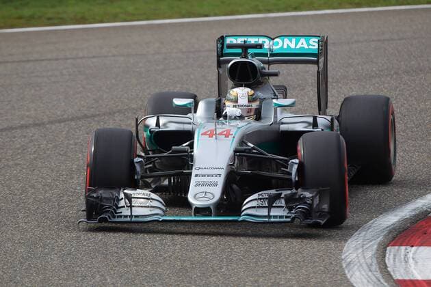 Formel 1, GP von China, Qualifiying Chinese Grand Prix, Shanghai 14 - 17 April 2016 16.04.2016 - Qualifying, Lewis Hamilton (GBR) Mercedes AMG F1 W07 Hybrid 