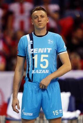 Volleyball, Champions League, Final 4 in Krakau KRAKOW , TAURON ARENA 16.04.2016 ALEXEY SPIRIDONOV ( ZENIT ) 16.04.2016 VOLLEYBALL MEN S CEV DENIZBANK CHAMPIONS LEAGUE FINAL FOUR SEMI-FINAL ASSECO RESOVIA RZESZOW - ZENIT KAZAN SEASON 2015 2016  160416MIN005