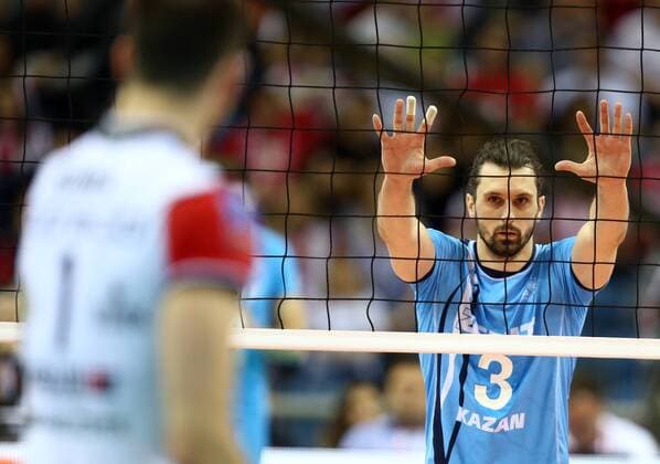 Volleyball, Champions League, Final 4 in Krakau KRAKOW , TAURON ARENA 16.04.2016 ALEXANDER BUTKO ( ZENIT ) 16.04.2016 VOLLEYBALL MEN S CEV DENIZBANK CHAMPIONS LEAGUE FINAL FOUR SEMI-FINAL ASSECO RESOVIA RZESZOW - ZENIT KAZAN SEASON 2015 2016 MICHAL NOWAK NEWSPIX.PL --- Newspix.pl  160416MIN036