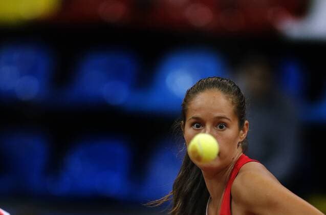 Fed Cup Moscow. RUS-BLR. Match 1 Darya Kasatkina(RUS)