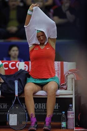 Fed Cup Moscow. RUS-BLR. Match 2 Victoria Azarenka(BLR)