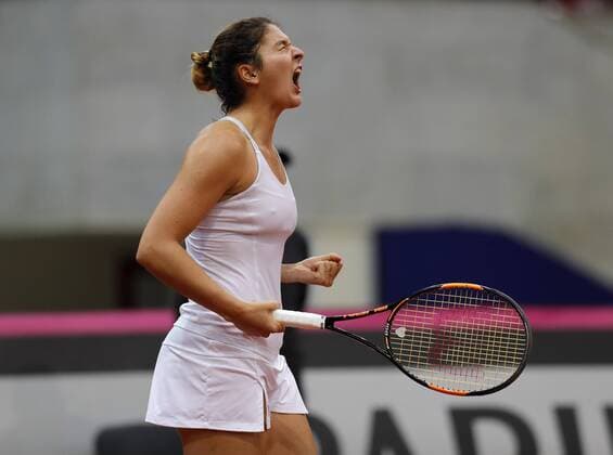 Fed Cup Moscow. RUS-BLR. Match 2 Margarita Gasparyan(RUS)