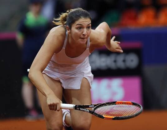 Fed Cup Moscow. RUS-BLR. Match 2 Margarita Gasparyan(RUS)