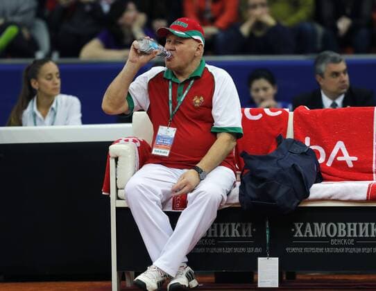 Fed Cup Moscow. RUS-BLR. Match 2 Capitan Eduard Dubrou (BLR)
