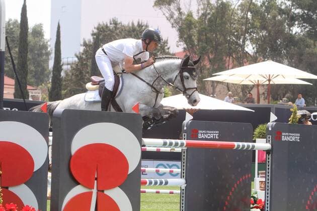 German rider Christian Ahlmann competes at Global Championship Tour s Mexico City Grand Prix in Mexico City, Mexico, 16 April 2016. EFE Sashenka Gutierrez Global Championship Tour s Grand Prix !ACHTUNG: NUR REDAKTIONELLE NUTZUNG!  20160417-635964836399546220