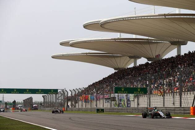 Chinese Grand Prix, Shanghai 14 - 17 April 2016 17.04.2016 - Race, Nico Hulkenberg (GER) Sahara Force India F1 VJM09 
