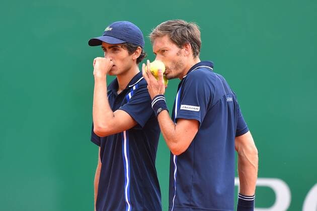 Pierre Hugues Herbert and Nicolas Mahut win the Monte Carlo Rolex Masters TENNIS : Monte Carlo 2016 - 17 04 2016 TennisMagazine Panoramic 