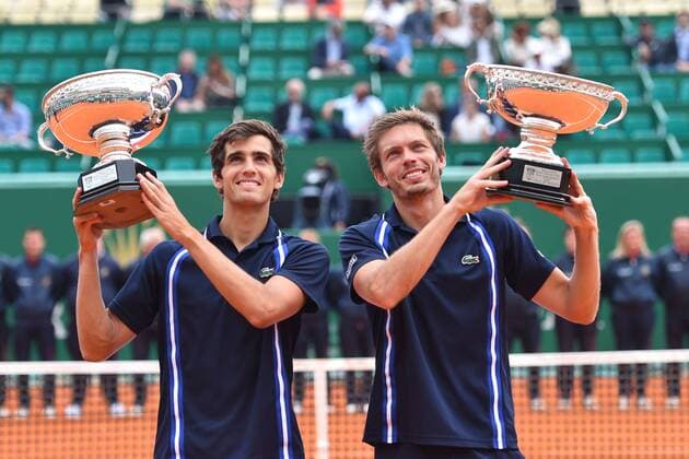 Pierre Hugues Herbert and Nicolas Mahut win the Monte Carlo Rolex Masters TENNIS : Monte Carlo 2016 - 17 04 2016 TennisMagazine Panoramic 