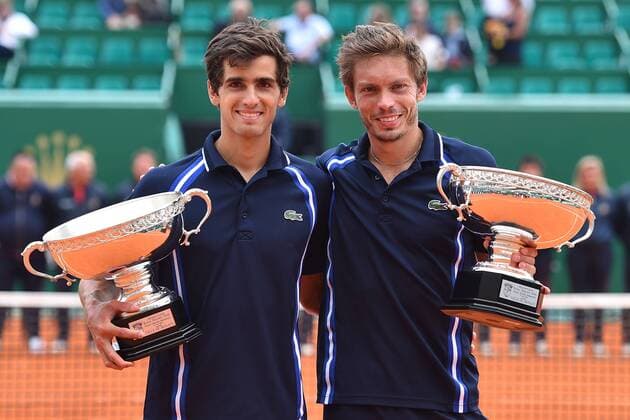 Pierre Hugues Herbert and Nicolas Mahut win the Monte Carlo Rolex Masters TENNIS : Monte Carlo 2016 - 17 04 2016 TennisMagazine Panoramic 