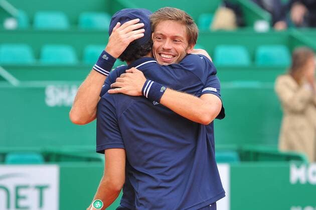 Pierre Hugues Herbert and Nicolas Mahut win the Monte Carlo Rolex Masters TENNIS : Monte Carlo 2016 - 17 04 2016 TennisMagazine Panoramic 
