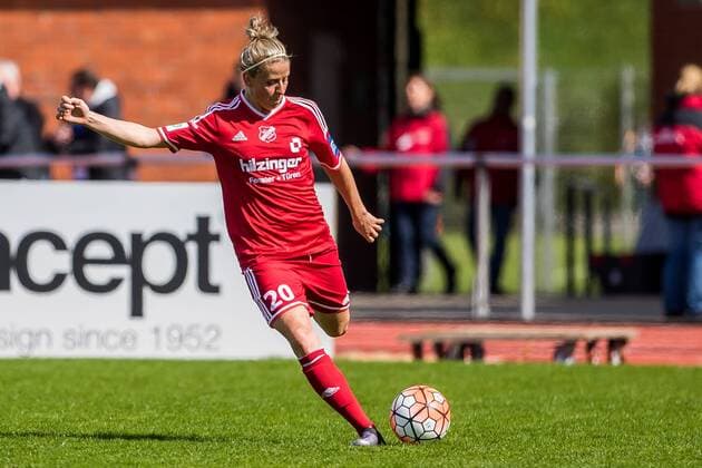 Jana Vojtekova (SC Sand, 20) Freisteller, Einzelbild, Aktion, Action, Fussball, Allianz Frauen-Bundesliga, SV Werder Bremen - SC Sand, xdgx