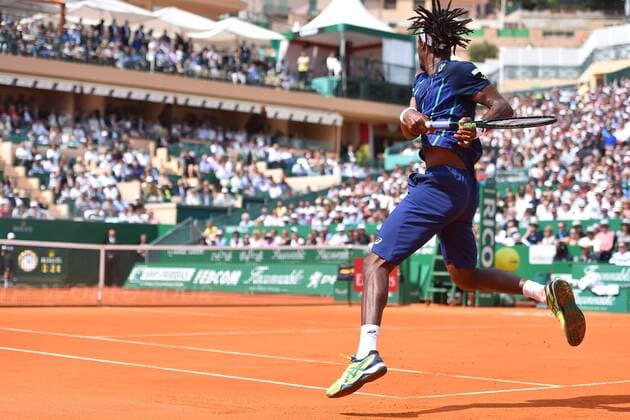 Rafael Nadal (Esp) defeats Gael Monfils (fra) TENNIS : Monte Carlo Rolex Masters 2016 - 17 04 2016 TennisMagazine Panoramic 