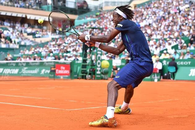 Rafael Nadal (Esp) defeats Gael Monfils (fra) TENNIS : Monte Carlo Rolex Masters 2016 - 17 04 2016 TennisMagazine Panoramic 