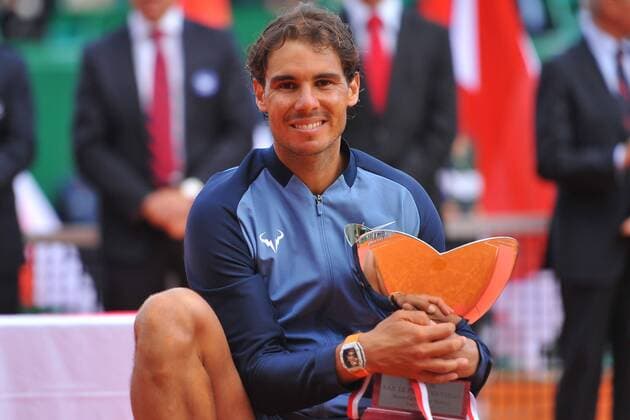 Rafael Nadal (Esp) defeats Gael Monfils (fra) TENNIS : Monte Carlo Rolex Masters 2016 - 17 04 2016 TennisMagazine Panoramic 