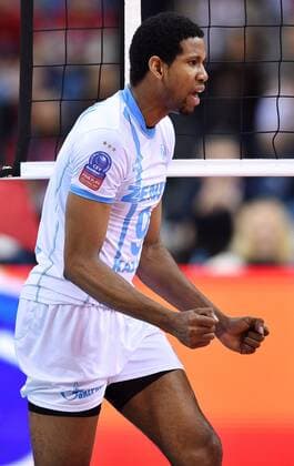 Volleyball, Champions League, Final 4, Zenit Kazan - Trentino Diatec 2016.04.17 -- Wilfredo LEON VENERO Krakow Men volleyball 2016 CEV DenizBank Volleyball Champions League Final Four Zenit Kazan - Trentino Diatec Wilfredo LEON VENERO  20160417LUK133