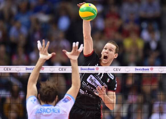 Volleyball, Champions League, Final 4, Zenit Kazan - Trentino Diatec 2016.04.17 -- URNAUT Tine Krakow Men volleyball 2016 CEV DenizBank Volleyball Champions League Final Four Zenit Kazan - Trentino Diatec URNAUT Tine  20160417LUK143