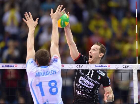 Volleyball, Champions League, Final 4, Zenit Kazan - Trentino Diatec 2016.04.17 -- URNAUT Tine Krakow Men volleyball 2016 CEV DenizBank Volleyball Champions League Final Four Zenit Kazan - Trentino Diatec URNAUT Tine  20160417LUK146