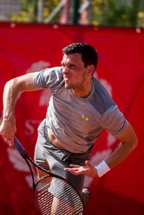 Tennis - ATP Tennis Herren 250 World Tour - ATP Tournament BRD Nastase Tiriac Trophy 2016 APR 2016 April 17, 2016: Tobias Kamke (GER) during the ATP Tournament BRD Nastase Tiriac Trophy 2016 at BNR Arenas in Bucharest, Romania ROU.