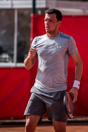 Tennis - ATP Tennis Herren 250 World Tour - ATP Tournament BRD Nastase Tiriac Trophy 2016 APR 2016 April 17, 2016: Tobias Kamke (GER) during the ATP Tournament BRD Nastase Tiriac Trophy 2016 at BNR Arenas in Bucharest, Romania ROU.