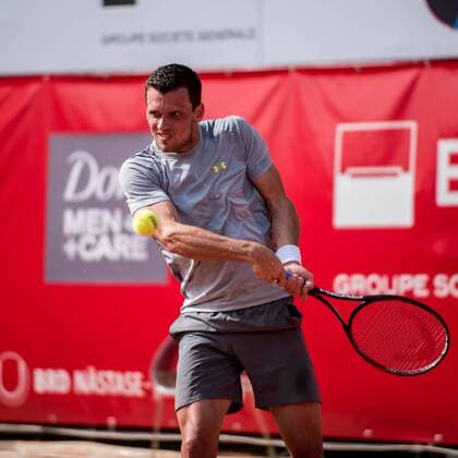 Tennis - ATP Tennis Herren 250 World Tour - ATP Tournament BRD Nastase Tiriac Trophy 2016 APR 2016 April 17, 2016: Tobias Kamke (GER) during the ATP Tournament BRD Nastase Tiriac Trophy 2016 at BNR Arenas in Bucharest, Romania ROU.