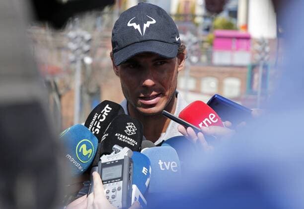 BARCELONA -april 18- SPAIN: Rafa Nadal and Kei Nishikori in the photo presentation of the Open Banc Sabadell tournament in the Tibidabo amusement park, on april 18, 2016. Photo:Joan Valls Urbanandsport Cordon Press  xJoanxValls Urbanandsportx xNADAL-NISHIKORI-PHOTO-PRESENTATION-OPEN-BANC-SABADELL-TENNISx