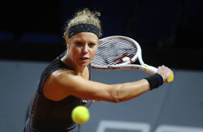 Porsche Tennis Grand Prix Stuttgart 18.04.2016 Deutschland Porsche Tennis Grand Prix Frauen Stuttgart Laura Siegemund (GER).