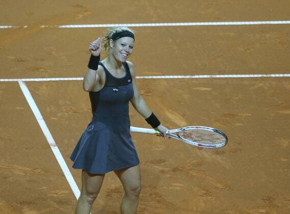 Porsche Tennis Grand Prix Stuttgart 18.04.2016 Deutschland Porsche Tennis Grand Prix Frauen Stuttgart Laura Siegemund (GER).